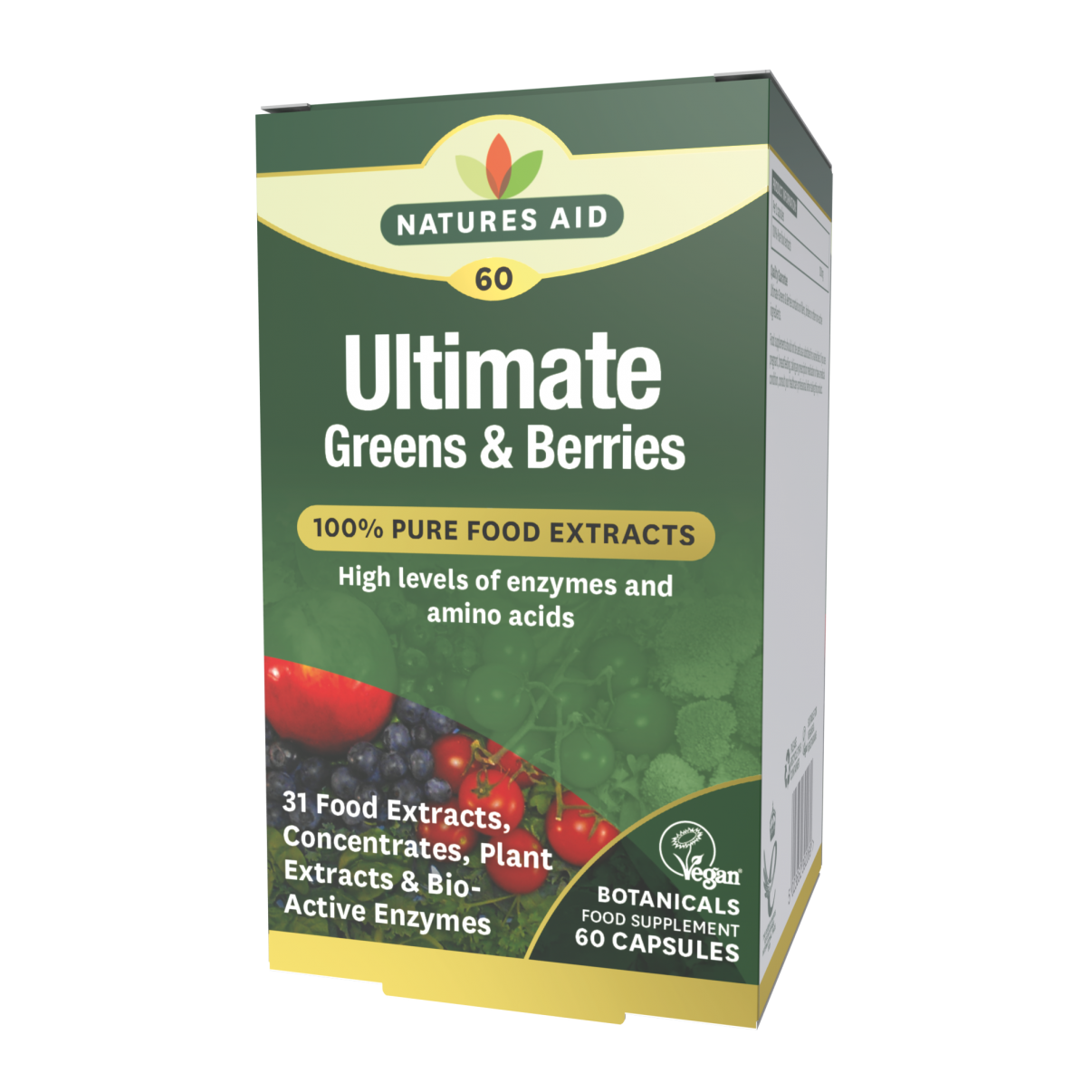 Ultimate Greens & Berries (100% Pure Food Extracts) 60's