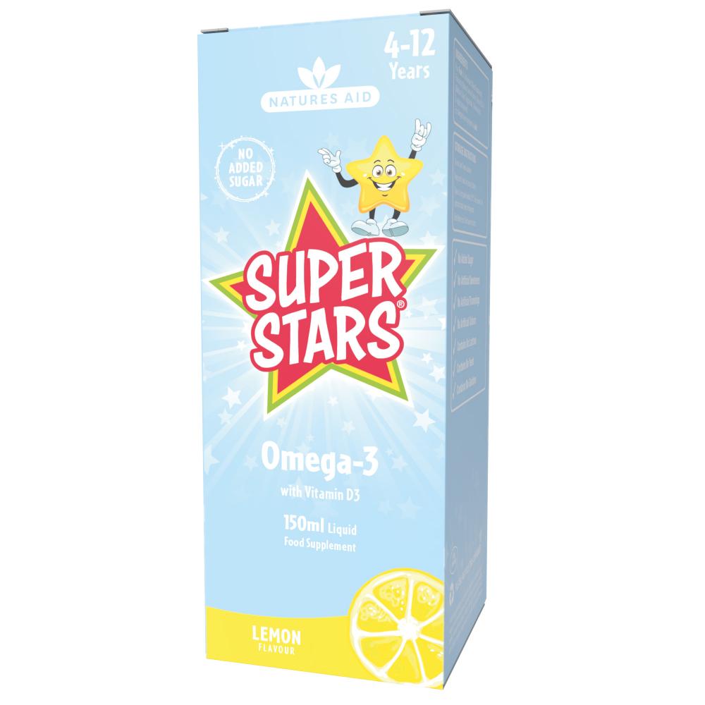 Super Stars Omega-3 Lemon Flavour 150ml
