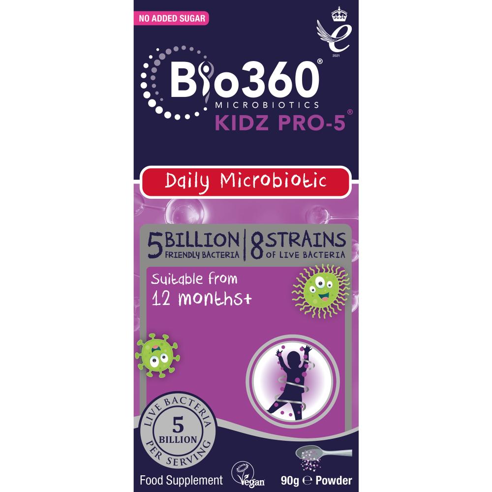 Bio360 Kidz Pro-5 (Daily Microbiotic) 90g