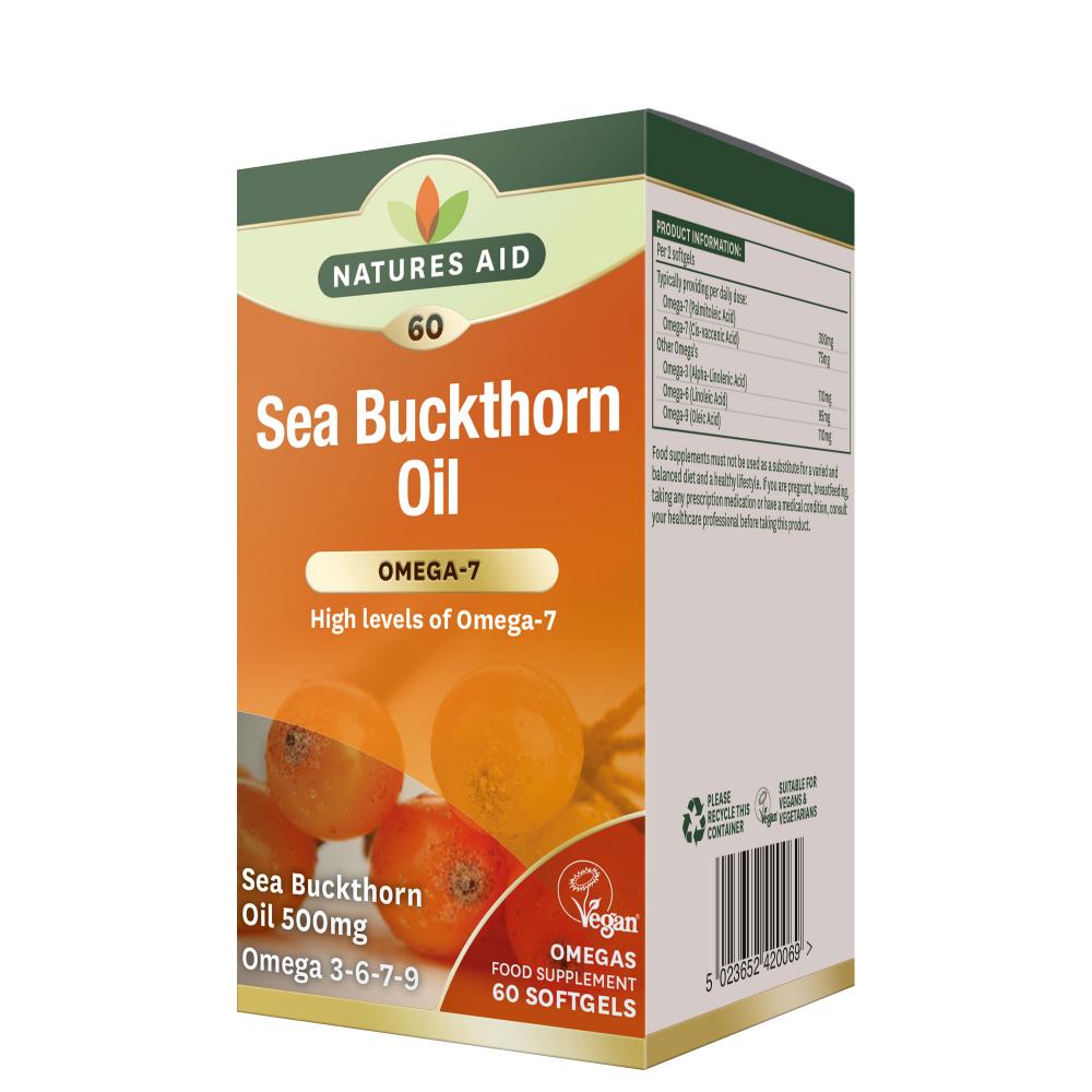 Sea Buckthorn Oil (Omega-7) 60's