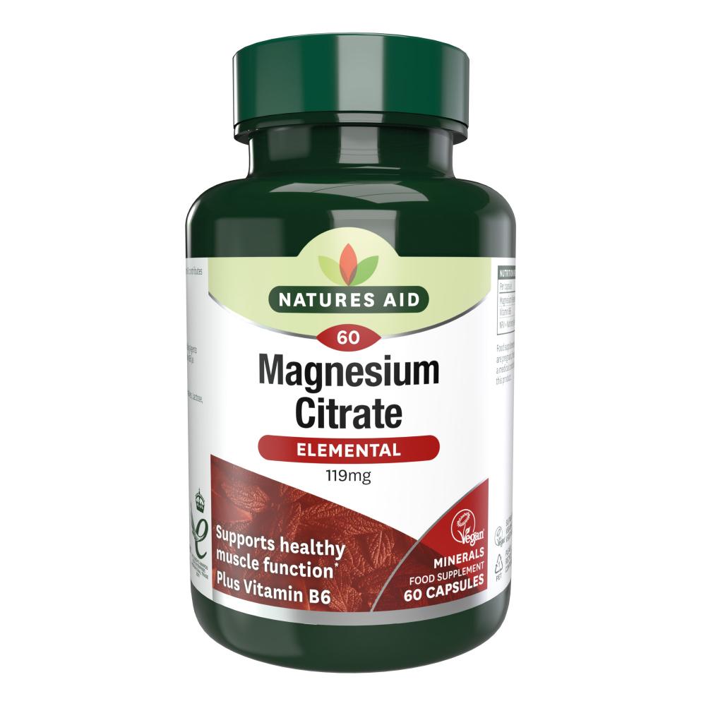 Magnesium Citrate (Elemental) 119mg 60's