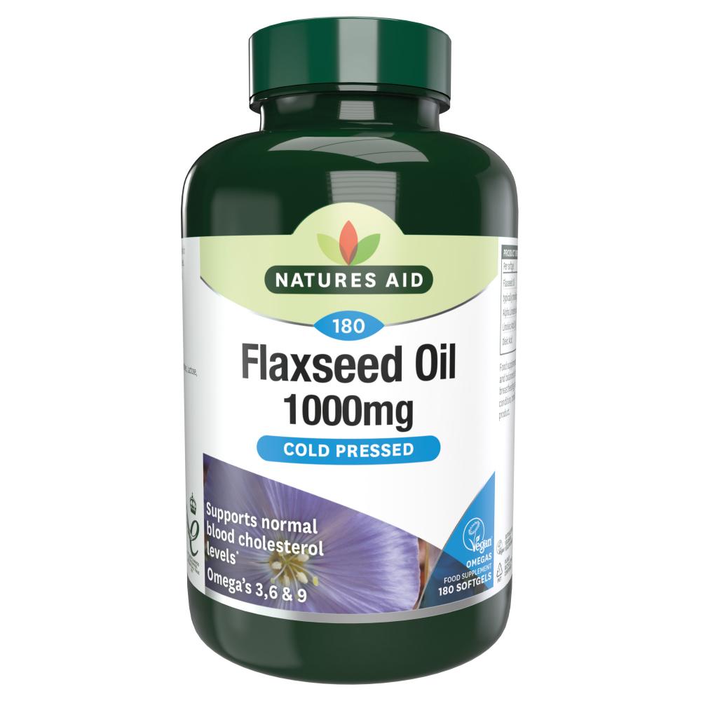 Flaxseed Oil 1000mg (Cold Pressed) 180's