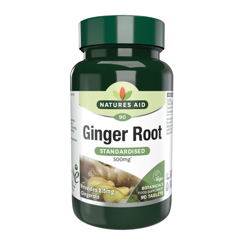 Ginger Root (Standardised) 500mg 90's