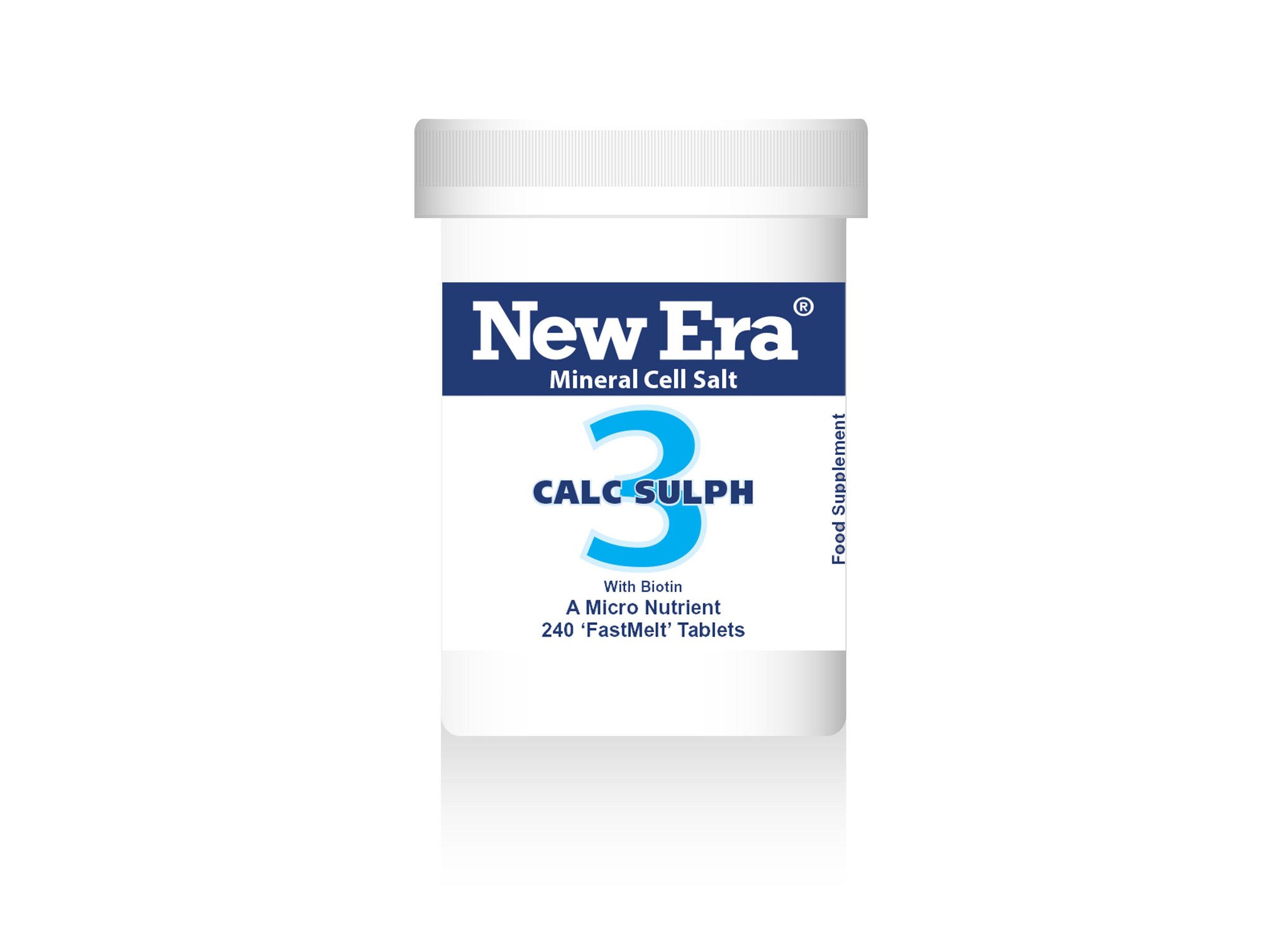 No. 3. Calc. Sulph. (Calcium Sulphate) 240's