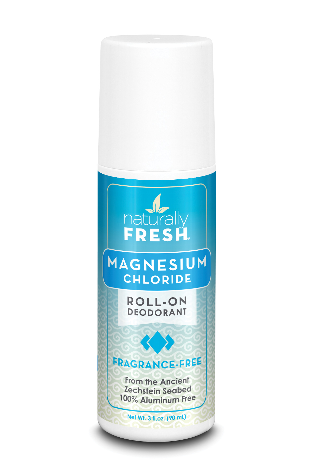 Magnesium Chloride RollOn Deodorant Fragrance Free 90ml The Natural