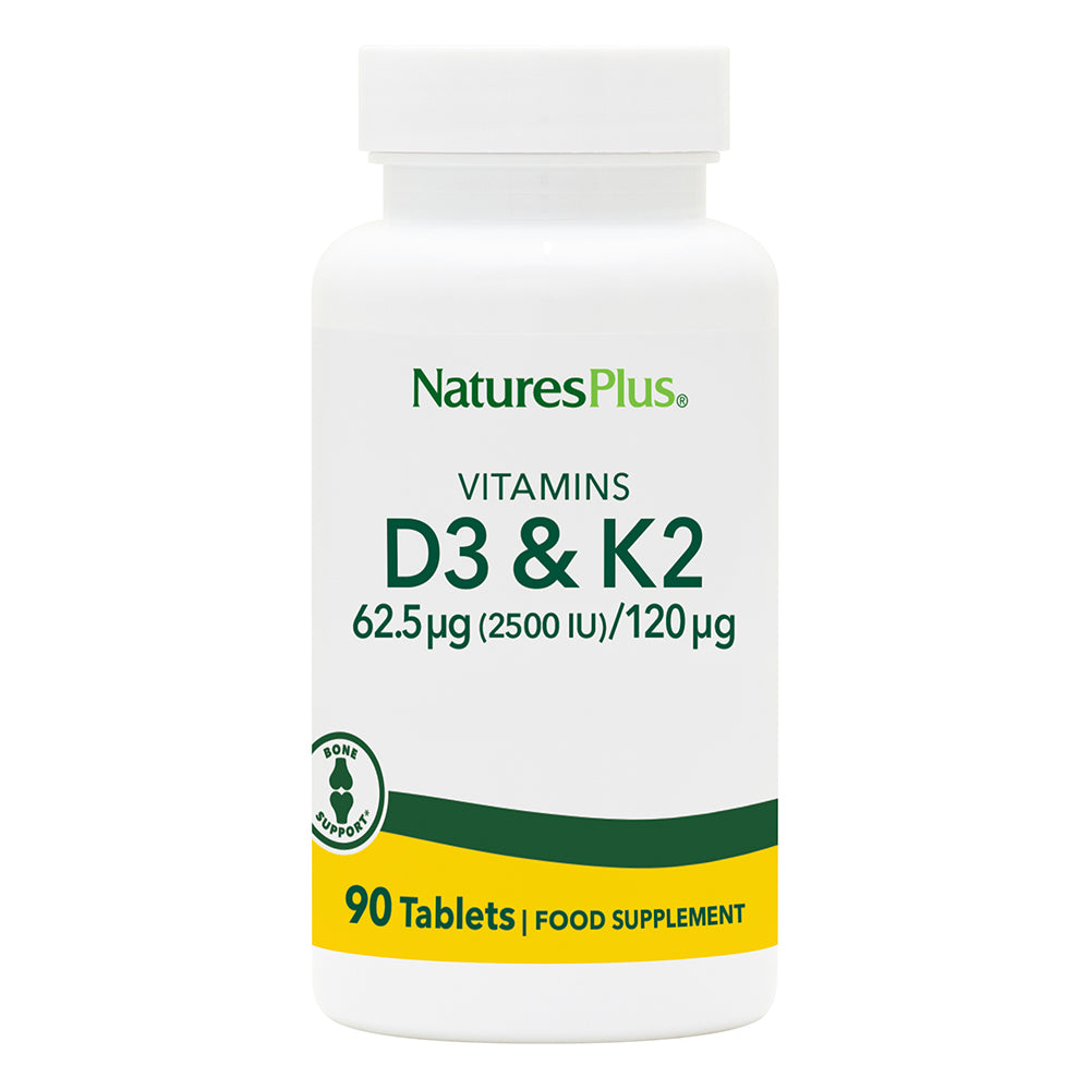 Vitamins D3 & K2 62.5ug (2500iu) / 120ug 90s