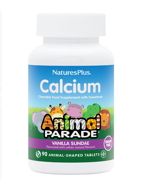 Calcium  Animal Parade Vanilla Sundae Sugar Free 90's (Purple Strip)