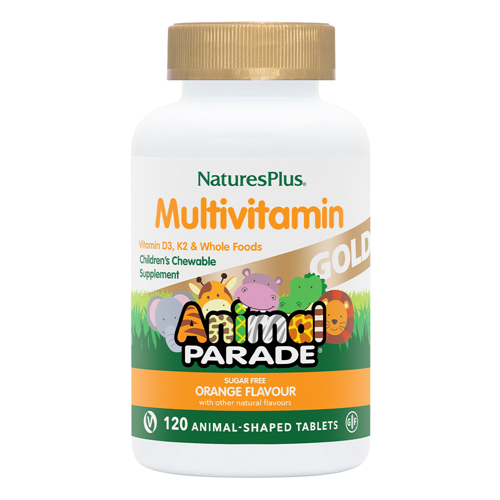 Animal Parade GOLD Multivitamin Sugar Free Orange Flavour 120s