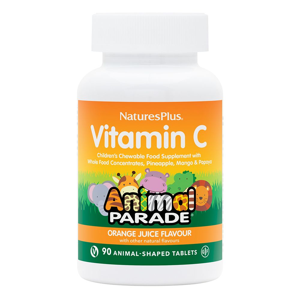 Vitamin C Animal Parade Orange Juice Flavour 90's