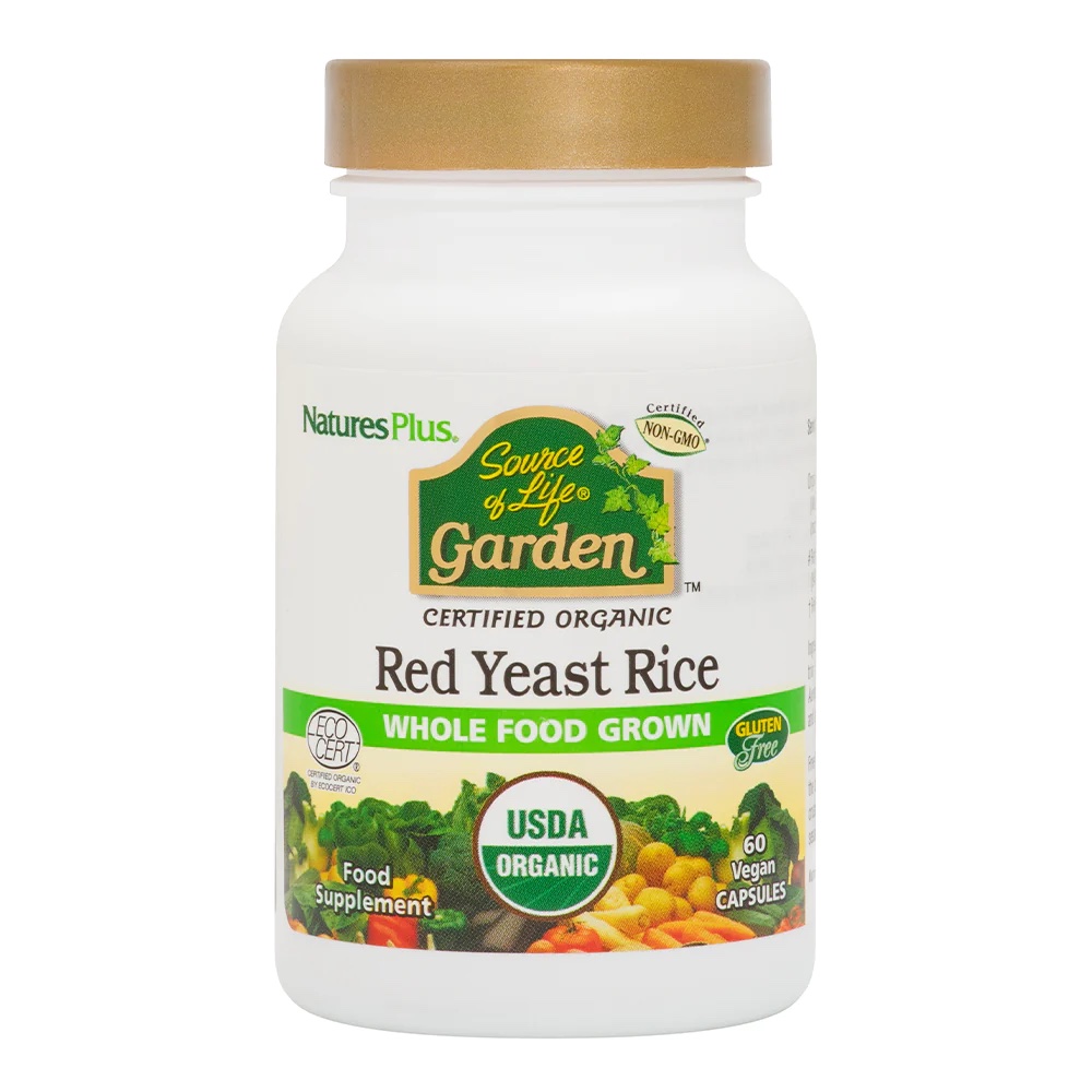 Source of Life Garden Certified Organic Red Yeast Rice 60's