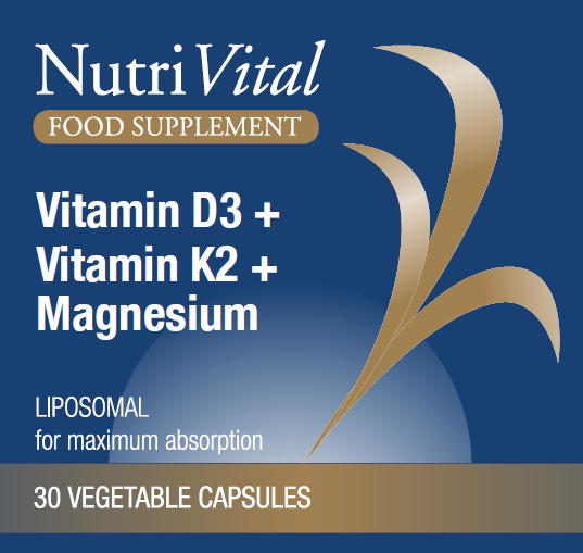Vitamin D3 + Vitamin K2 + Magnesium 30's