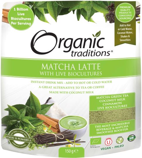 Matcha Latte with Live BioCultures 150g