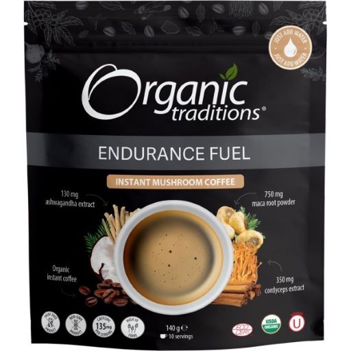 Endurance Fuel Instant Mushroom Coffee 140g