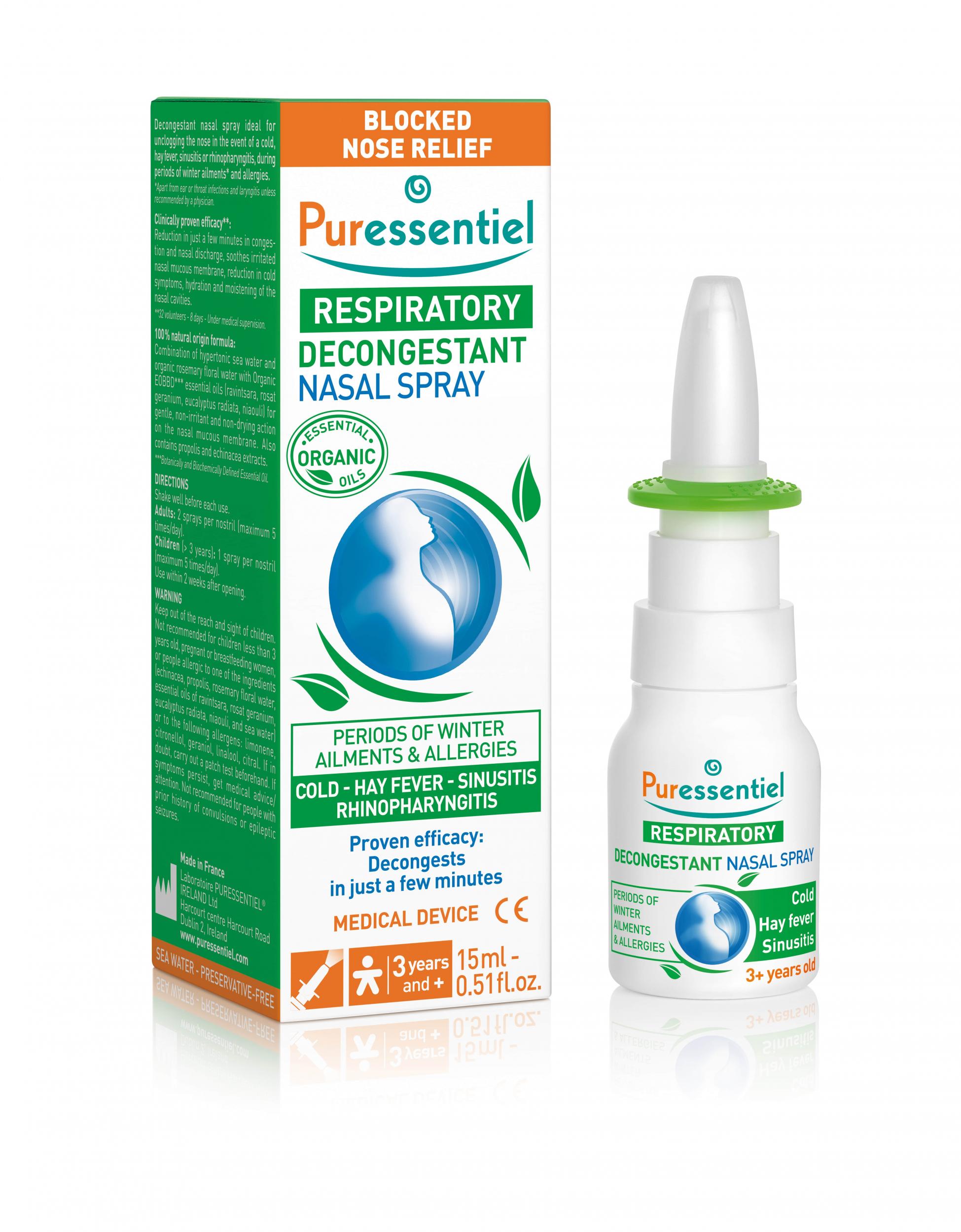 Respiratory Decongestant Nasal Spray 15ml