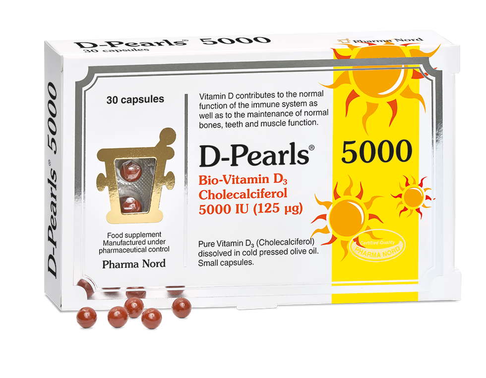 D-Pearls 5000 Bio-Vitamin D3 30's