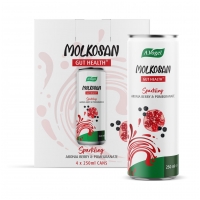 Molkosan Gut Health Sparkling Aronia Berry & Pomegranate 4x250ml