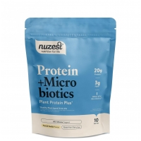 Protein + Micro Biotics Plant Protein Plus French Vanilla 300g