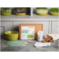 Microfarm Organic Microgreen Grow Kit 'Micro-Brassica' (Red Cabbage, Broccoli, Kale)