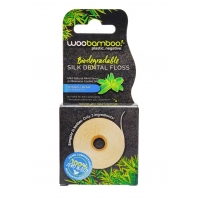 Biodegradable Silk Dental Floss Waxed Natural Mint