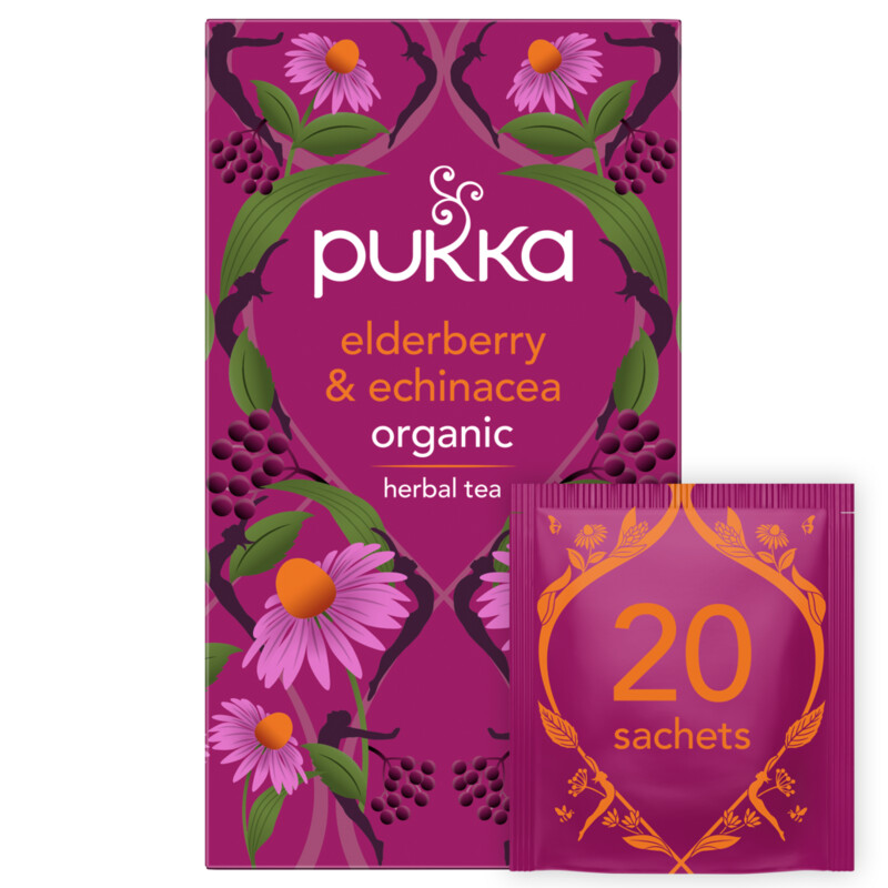 Elderberry & Echinacea Organic Herbal Tea