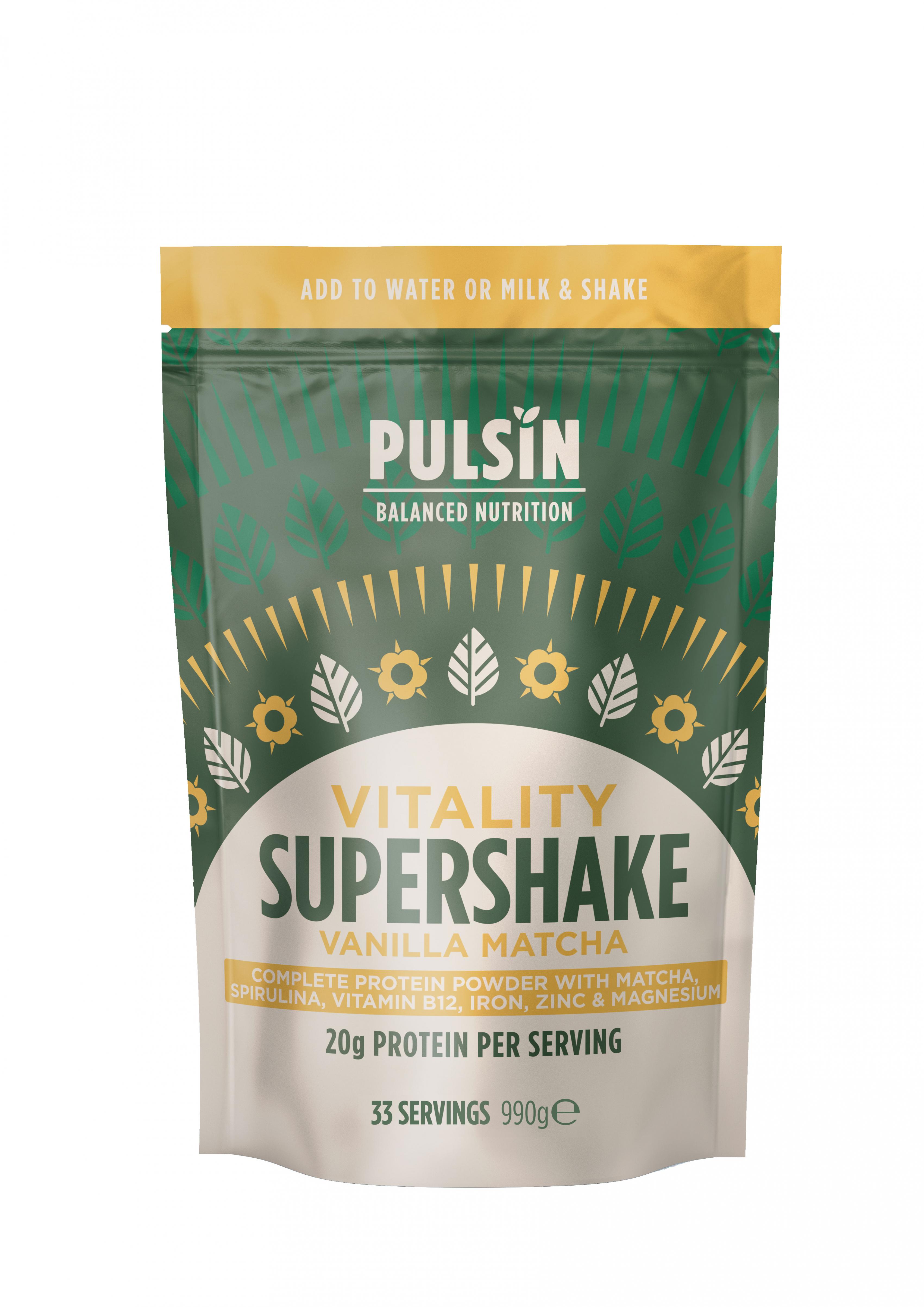 Supershake Vitality Blend Vanilla Matcha 990g
