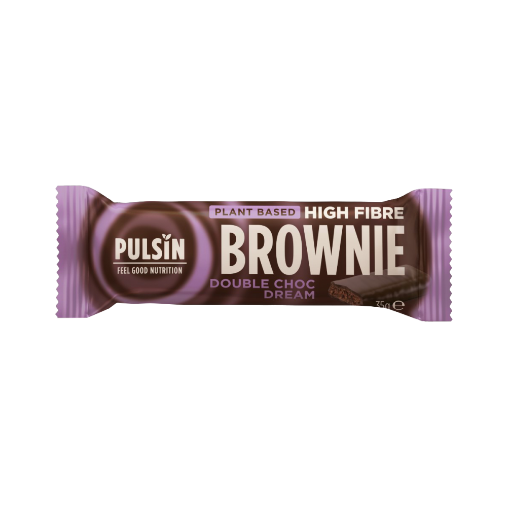 Plant Based High Fibre Brownie Double Choc Dream 35g SINGLE