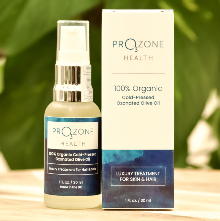 100% Organic Cold-Pressed Ozonated Olive Oil 30ml