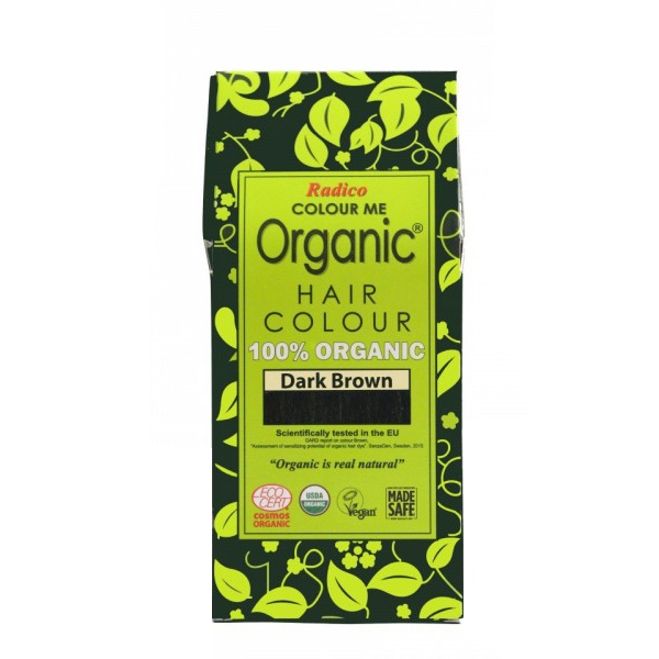 Organic Hair Colour Dark Brown 100g