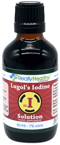 Lugols Iodine with Dropper  7% 50ml