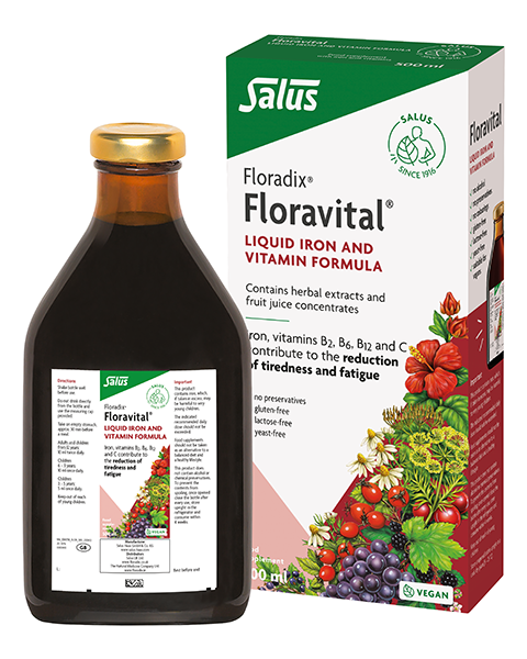 Floradix Floravital Liquid Iron and Vitamin Formula 500ml