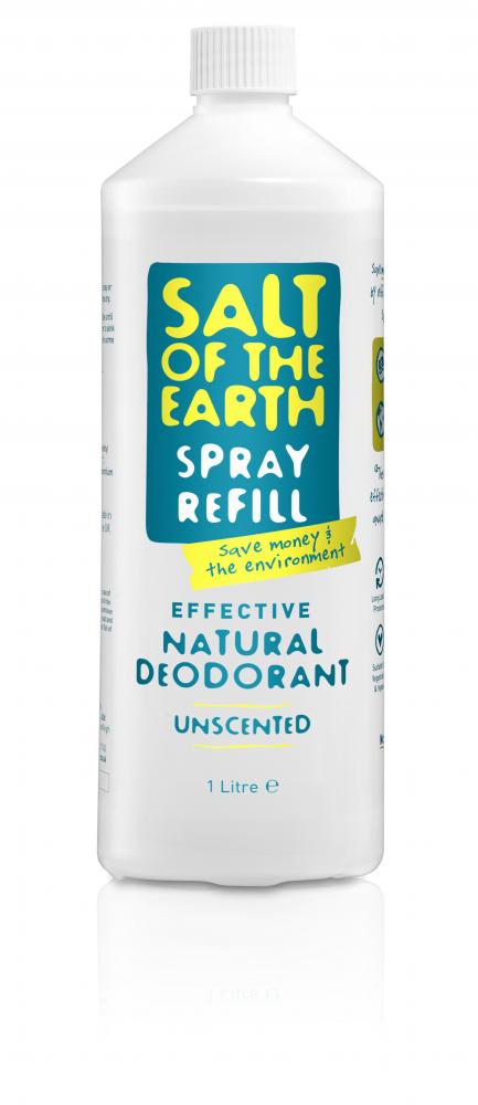 Unscented Natural Deodorant Spray Refill 1 Litre