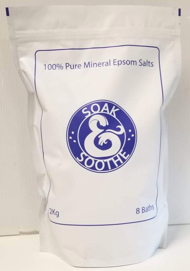 100% Pure Mineral Epsom Salts 2kg