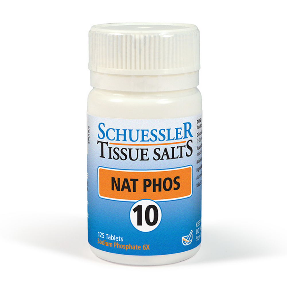 10 Nat Phos 125 tablets