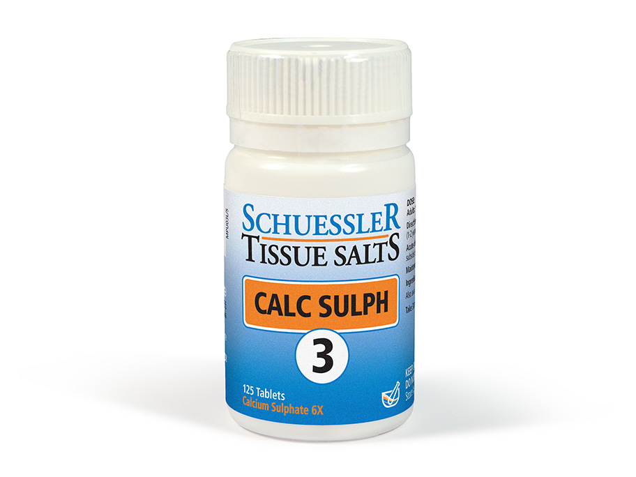 3 Calc Sulph 125 tablets