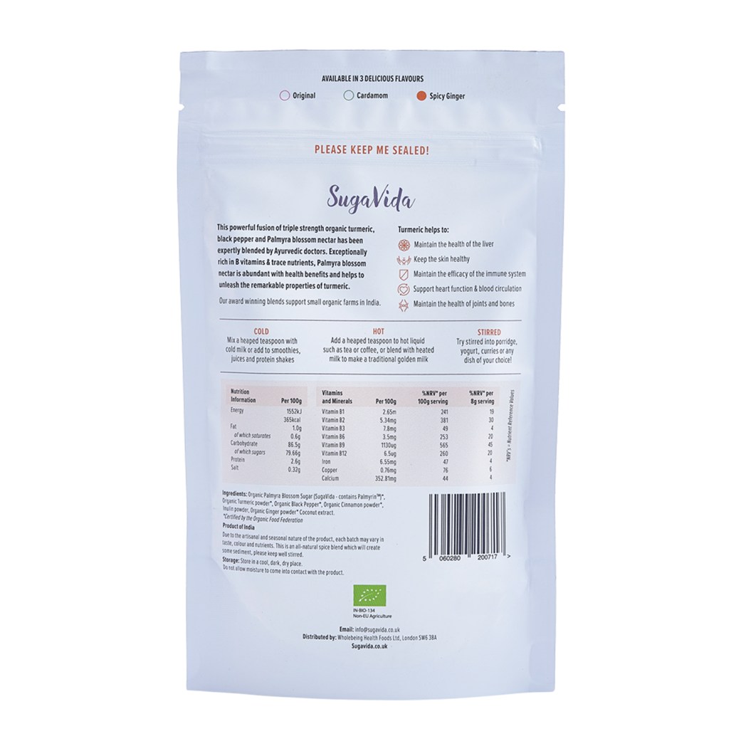 Organic Triple Strength Turmeric Superblend with Ginger 80g