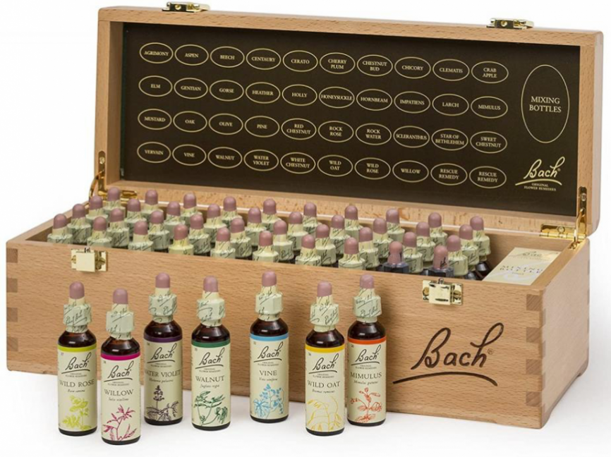 Set of Original Bach Flower Remedies 38 x 20ml in Wooden Box