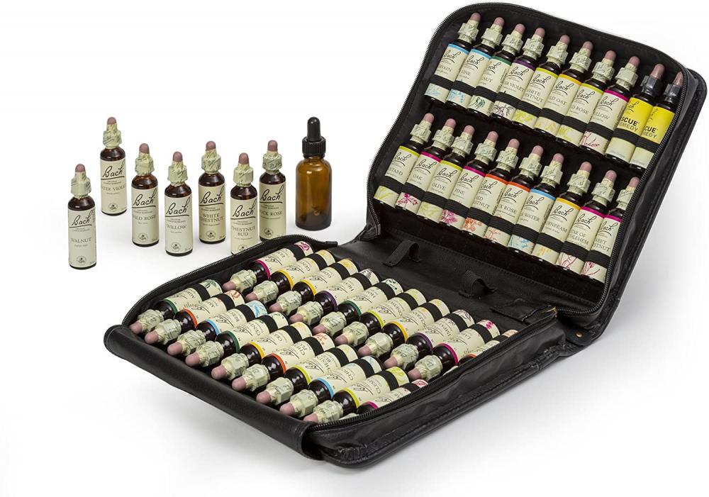 Set of  Original Bach Flower Remedies 38 x 20ml in Wallet Leather