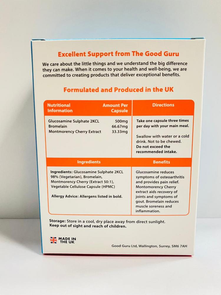 Vegan JointAid Glucosamine Sulphate 60's