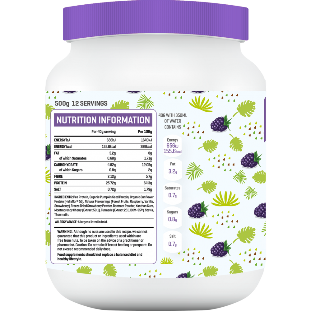 Vegan Protein Wild Berries 500g