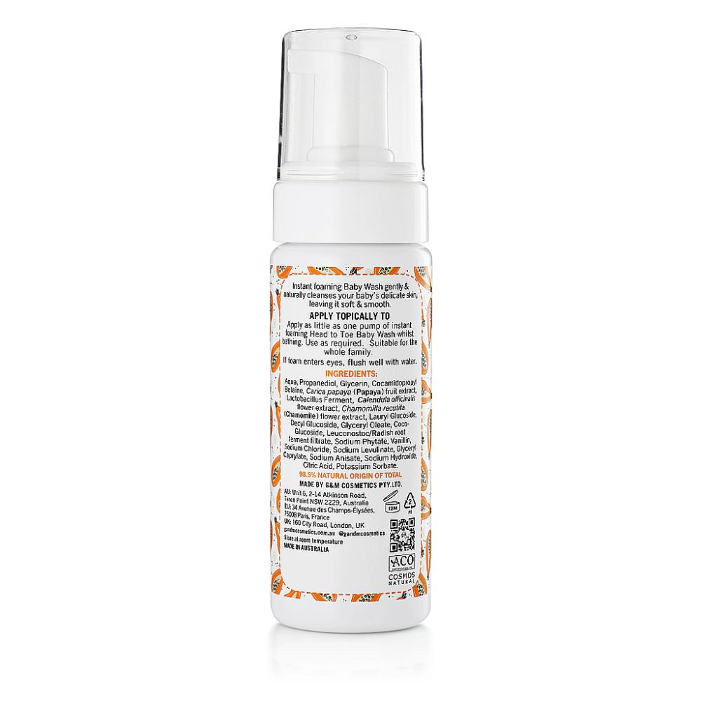 Baby Papaya Head to Toe Wash 150ml