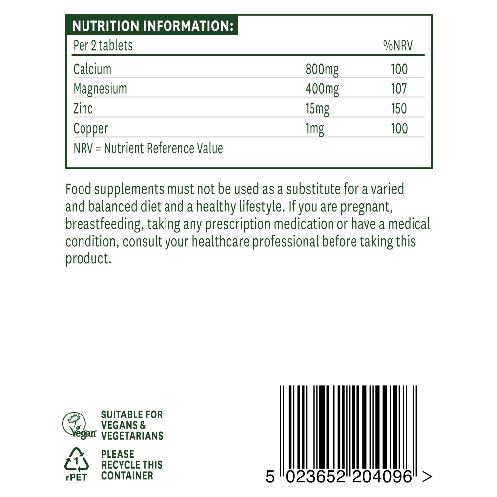 Calcium, Magnesium & Zinc (Synergistic Formula) 90's