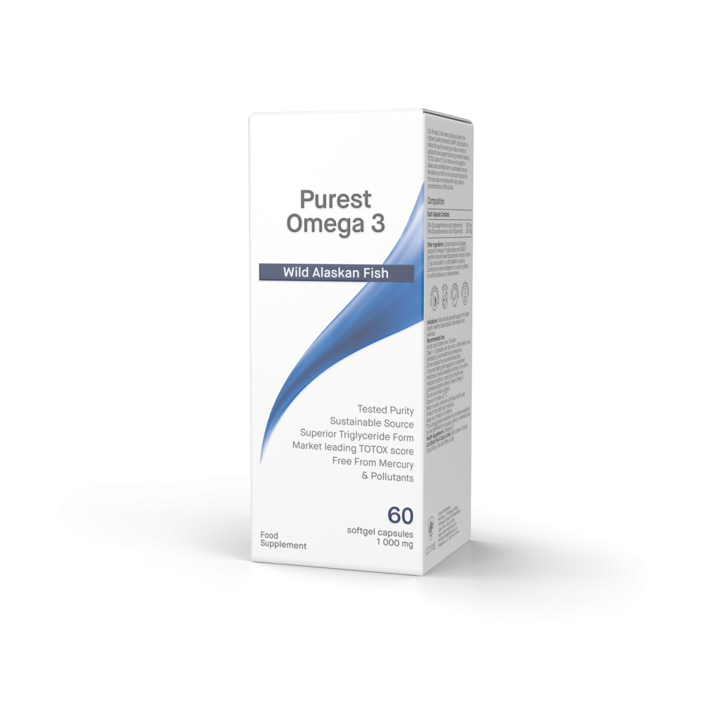 Purest Omega 3 Wild Alaskan Fish Oil 60's