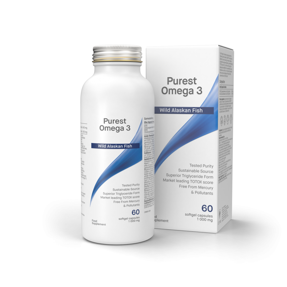 Purest Omega 3 Wild Alaskan Fish Oil 60's