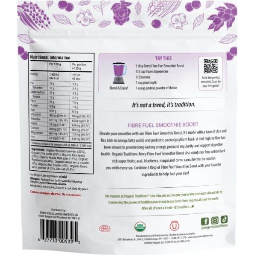 Fibre Fuel Smoothie Boost Berry 300g