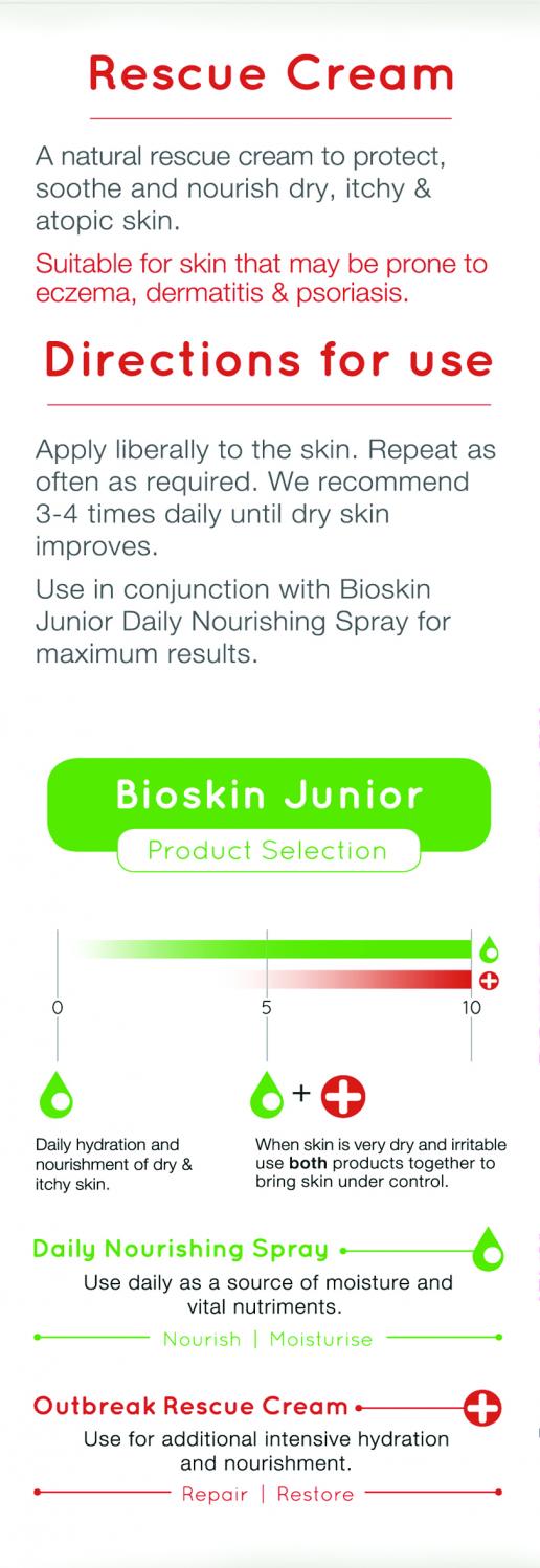 Bioskin Junior Outbreak Rescue Cream 50ml