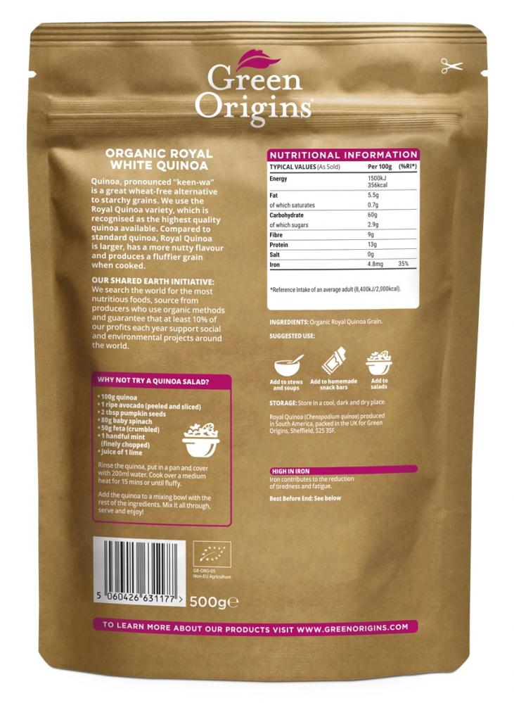 Organic Royal Quinoa 500g