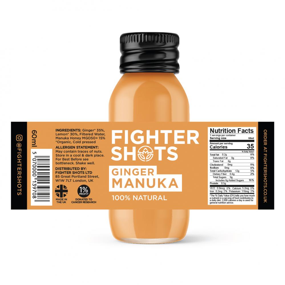 Ginger Manuka 12x60ml CASE