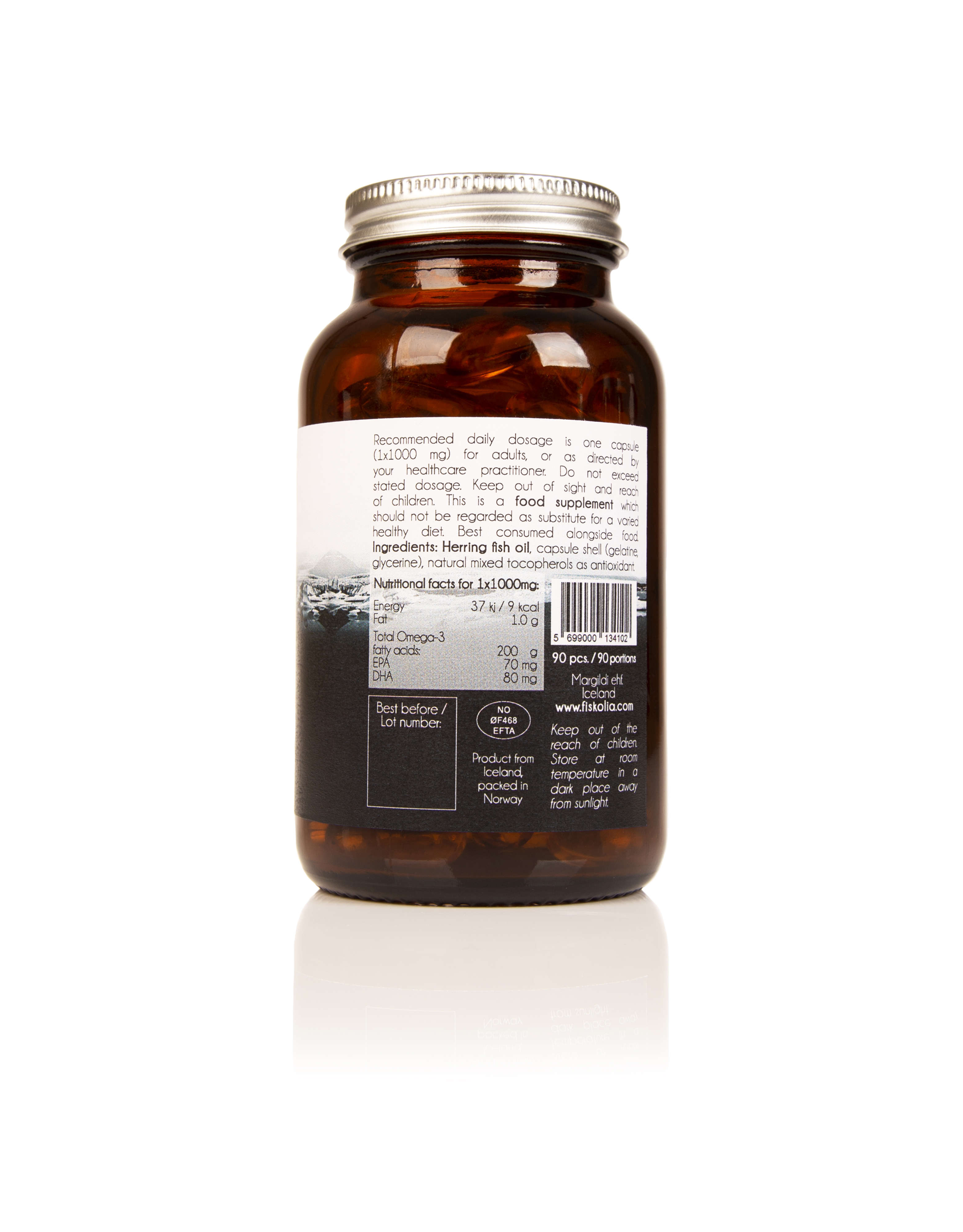 Omega 3 Herring Fish Oil Natural 90 Capsules The Natural Dispensary