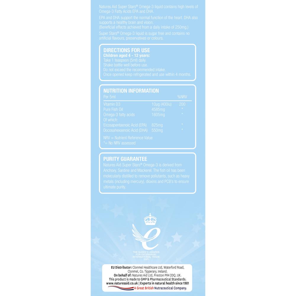 Super Stars Omega-3 Lemon Flavour 150ml