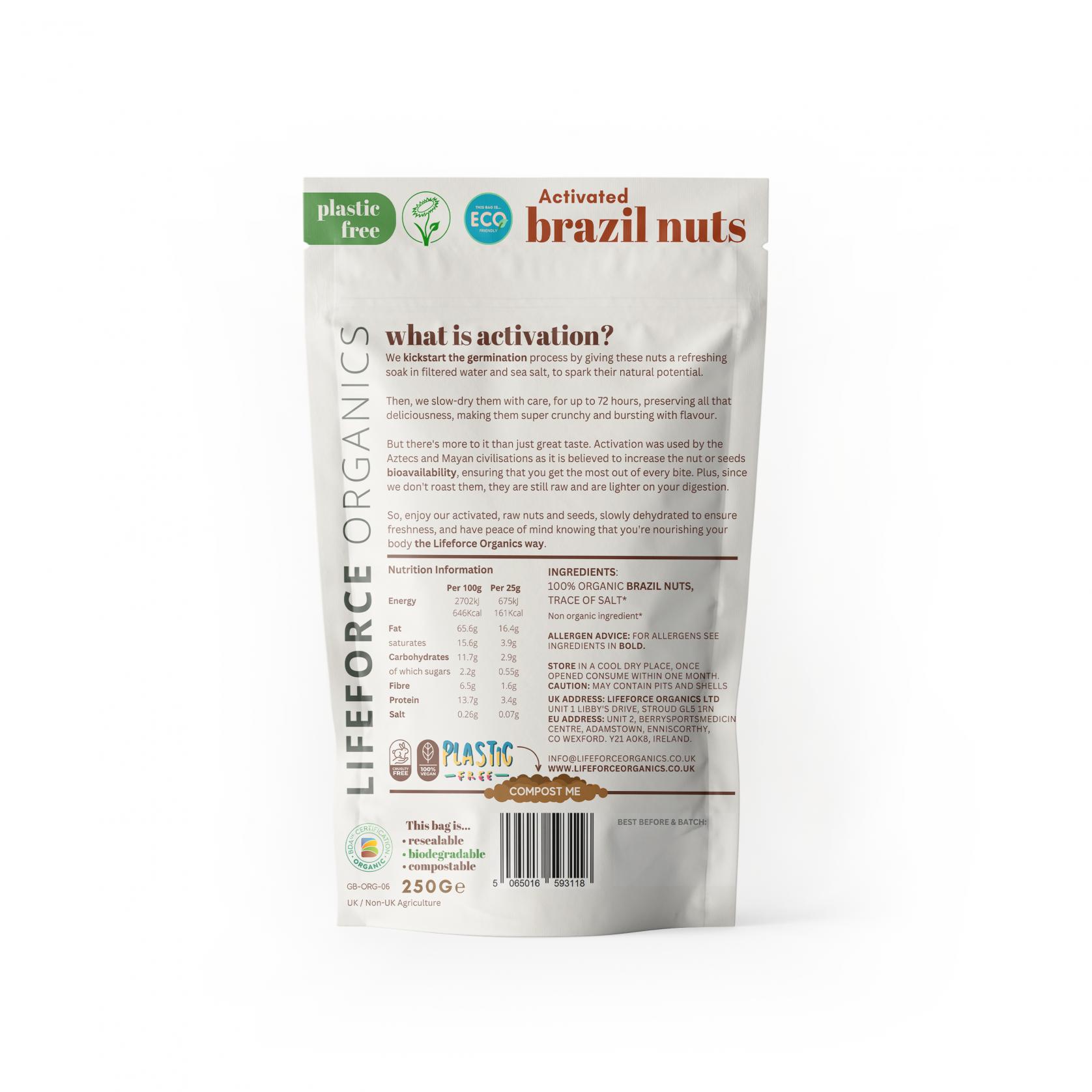 Activated Brazils 250g SINGLE